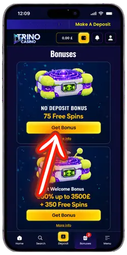 No deposit bonus Trino Casino