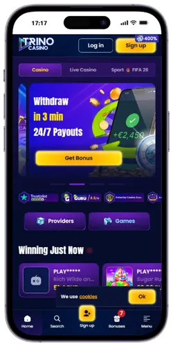 Official access Trino Casino